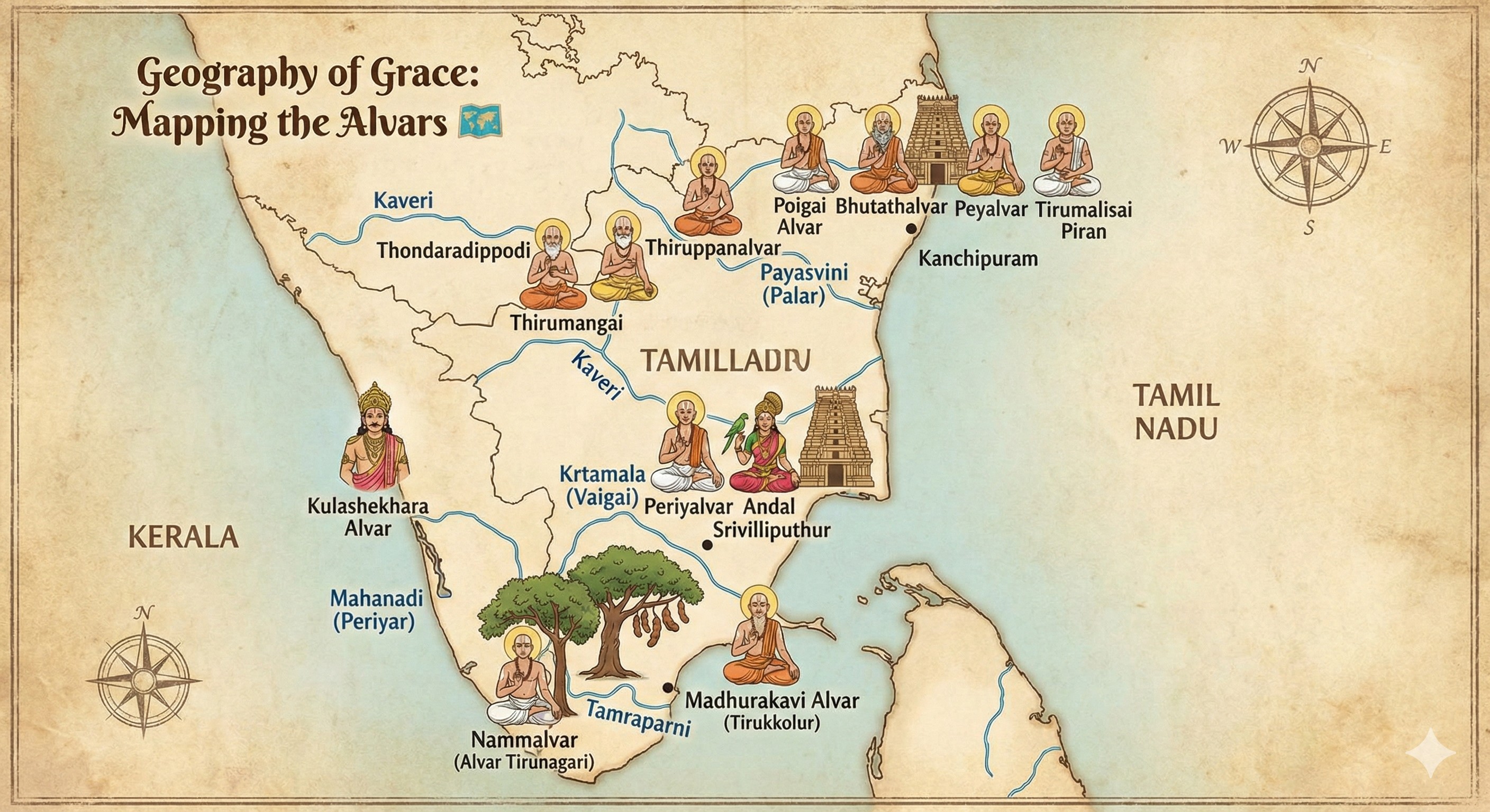 The Alvars and Their Geographic Origins